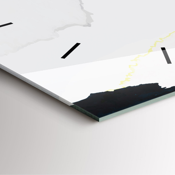 Reloj cuadrado Manchas abstracto