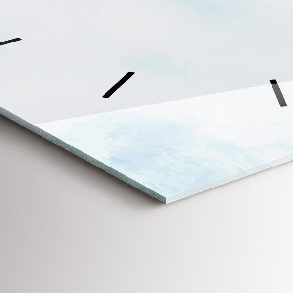 Reloj cuadrado Dibujo de plantas