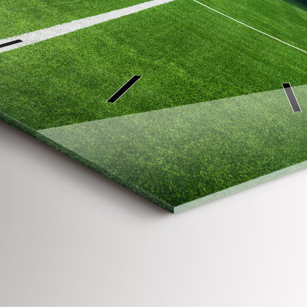 Reloj cuadrado Campo de fútbol