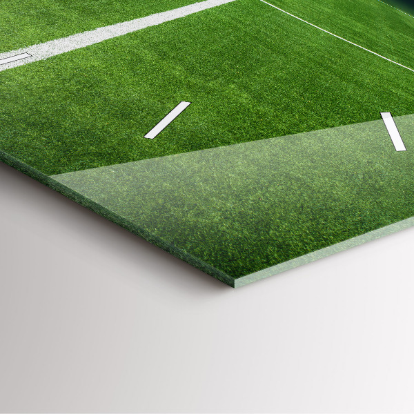 Reloj cuadrado Campo de fútbol