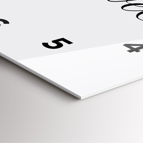 Reloj de pared cuadrado Inscripción de viaje