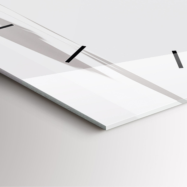 Reloj de pared cuadrado Hojas abstractas