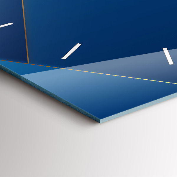 Reloj de pared cuadrado Abstracción ornamental