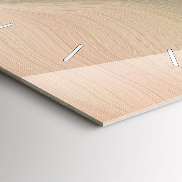 Reloj cuadrado Abstracción de olas