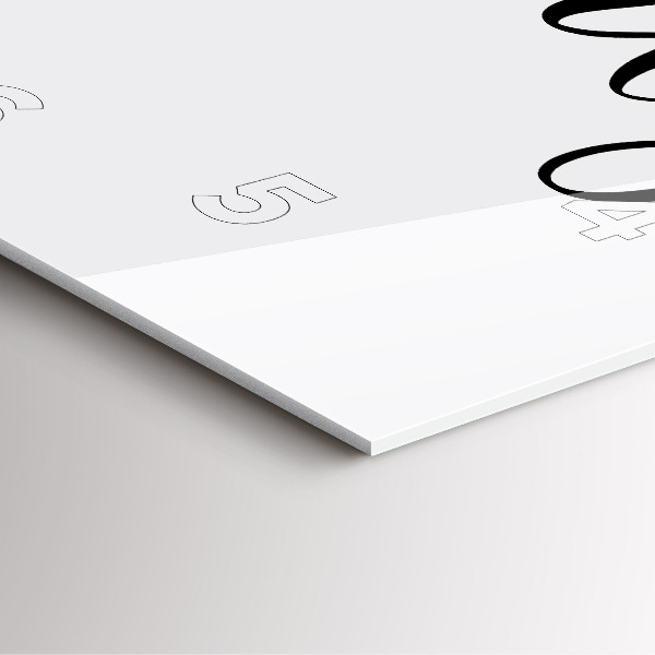 Reloj de pared cuadrado Inscripción familiar