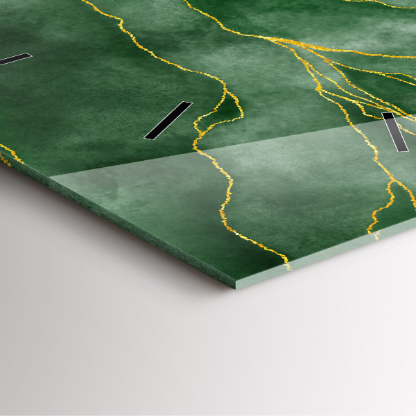 Reloj de pared cuadrado Hojas abstractas