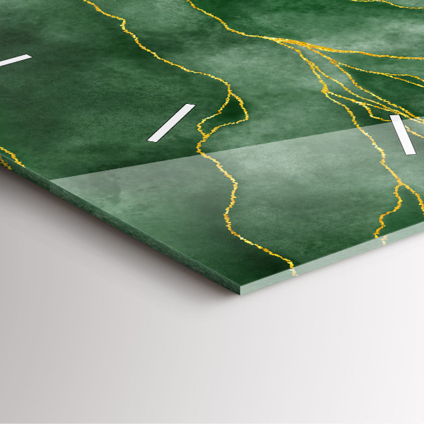 Reloj de pared cuadrado Hojas abstractas