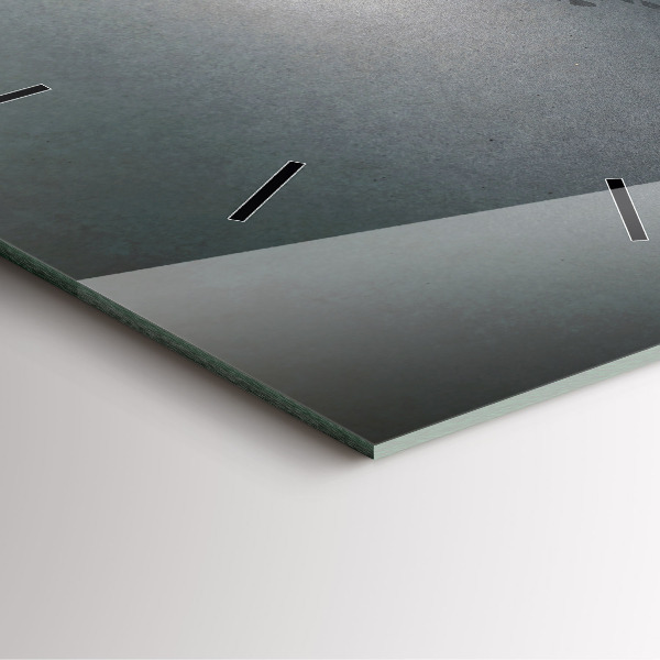 Reloj cuadrado Vagabundo en la oscuridad