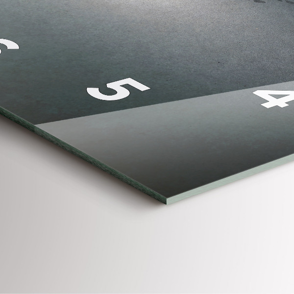 Reloj cuadrado Vagabundo en la oscuridad