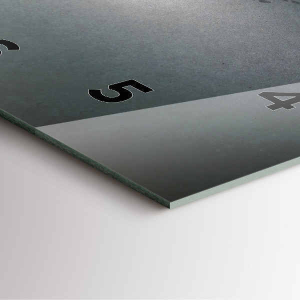 Reloj cuadrado Vagabundo en la oscuridad