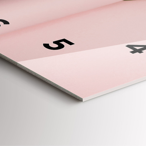 Reloj de pared cuadrado Ramo de flores de tulipán