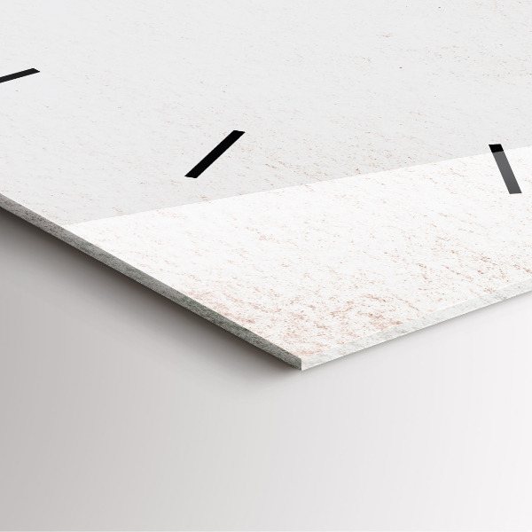 Reloj de pared cuadrado Patrón decorativo