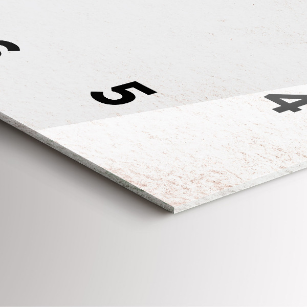 Reloj de pared cuadrado Patrón decorativo