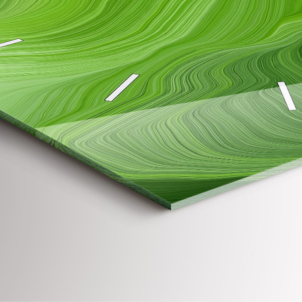 Reloj cuadrado Olas modernas