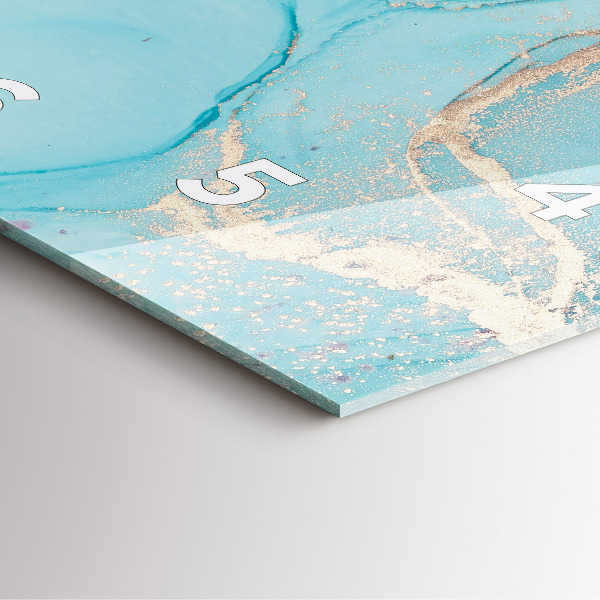 Reloj de pared cuadrado Mármol decorativo