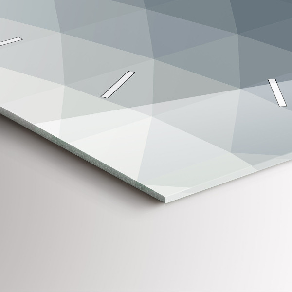 Reloj cuadrado Abstracción de olas