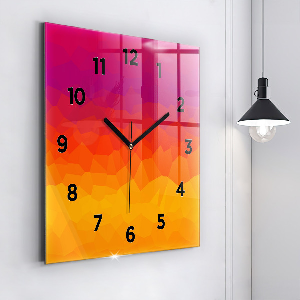 Reloj cuadrado Amanecer