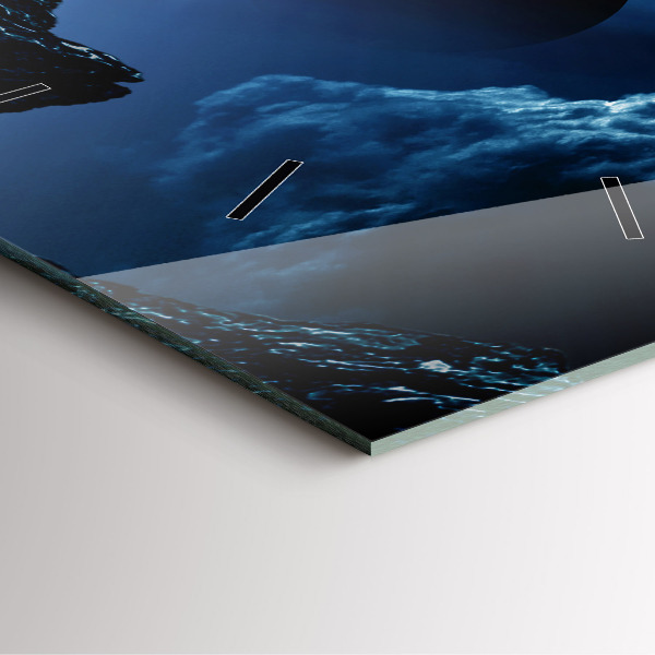 Reloj de pared cuadrado Gran galaxia