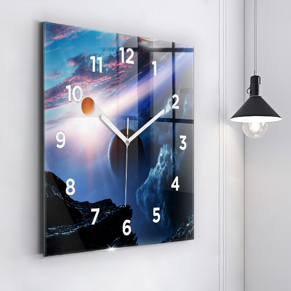Reloj de pared cuadrado Gran galaxia