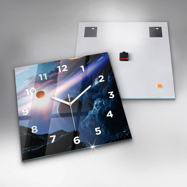 Reloj de pared cuadrado Gran galaxia