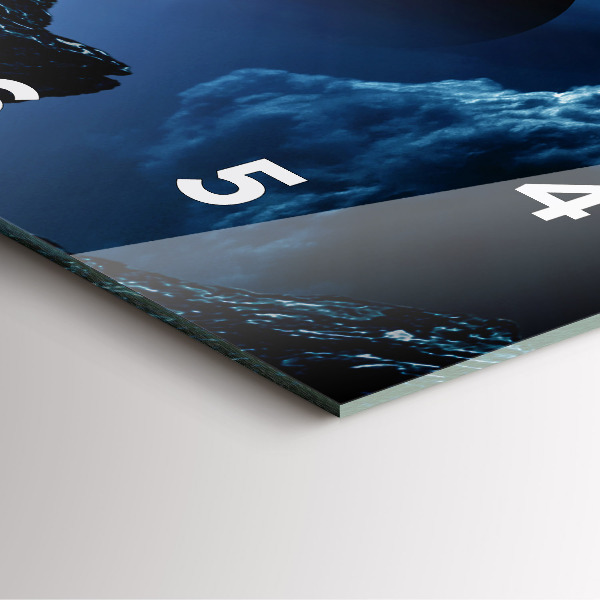 Reloj de pared cuadrado Gran galaxia