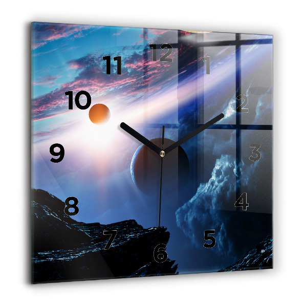Reloj de pared cuadrado Gran galaxia