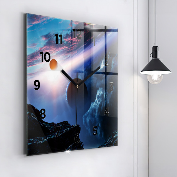 Reloj de pared cuadrado Gran galaxia