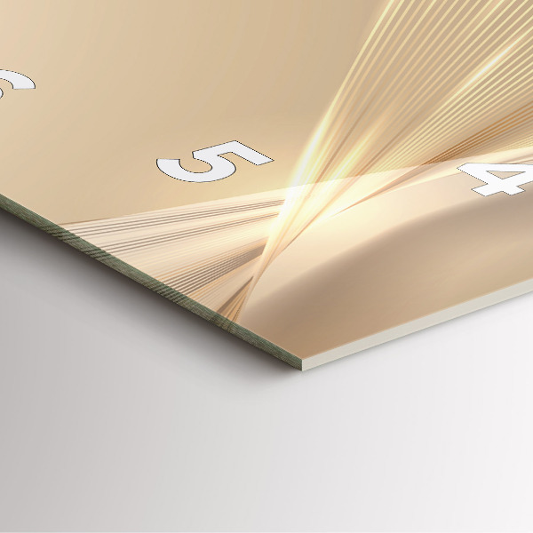 Reloj cuadrado Luz abstracta