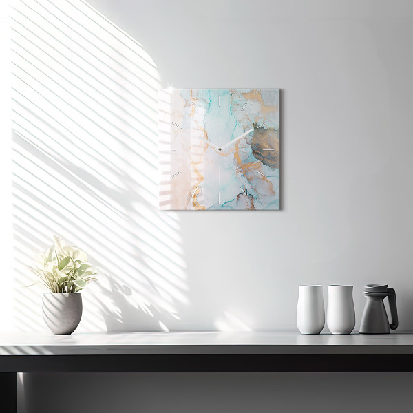 Reloj cuadrado Imagen abstracta