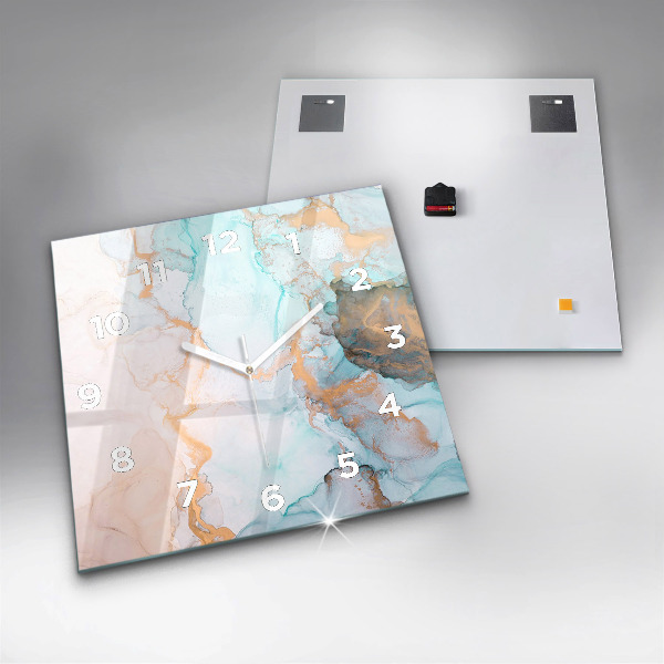 Reloj cuadrado Imagen abstracta