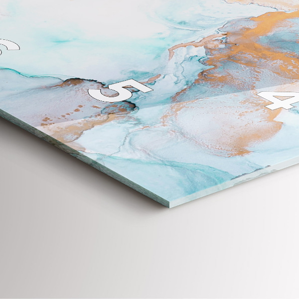 Reloj cuadrado Imagen abstracta