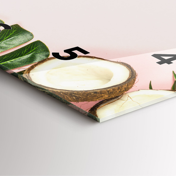 Reloj de pared cuadrado Ambiente veraniego