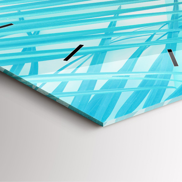 Reloj cuadrado Palmera tropical