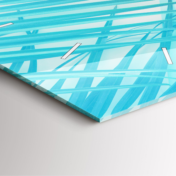 Reloj cuadrado Palmera tropical