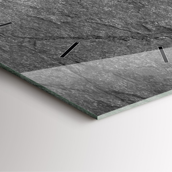 Reloj cuadrado Roca volcánica