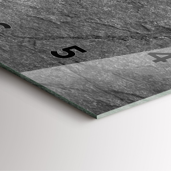 Reloj cuadrado Roca volcánica