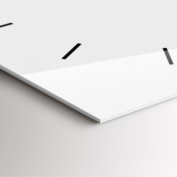 Reloj de pared cuadrado Hojas tropicales