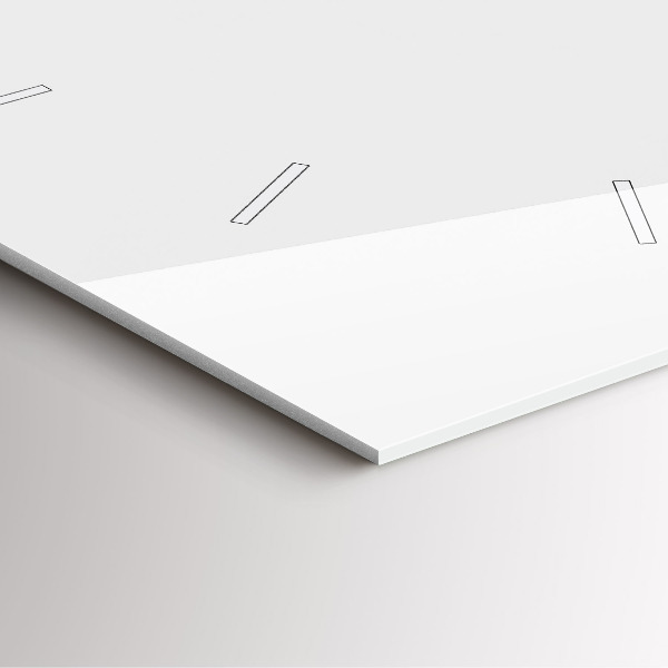 Reloj de pared cuadrado Hojas tropicales