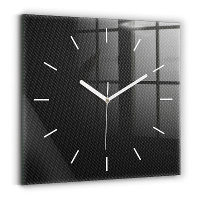 Reloj cuadrado Abstracto oscuro
