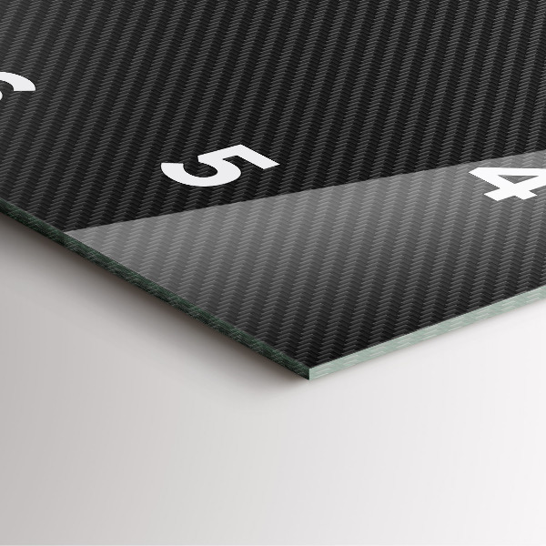 Reloj cuadrado Abstracto oscuro