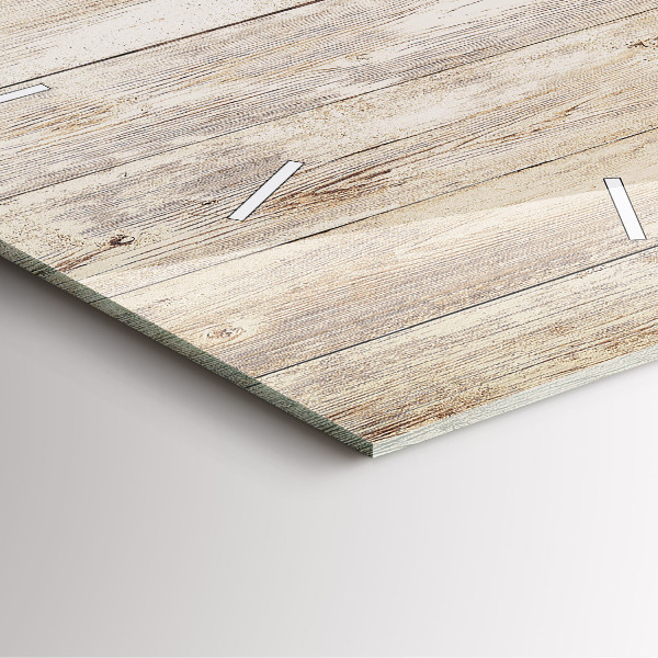 Reloj cuadrado Paneles de madera