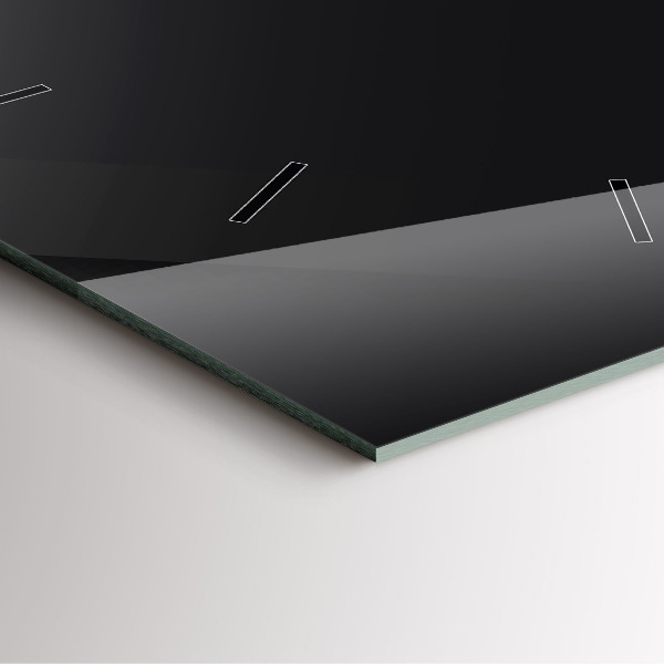 Reloj de pared cuadrado Pared oscura