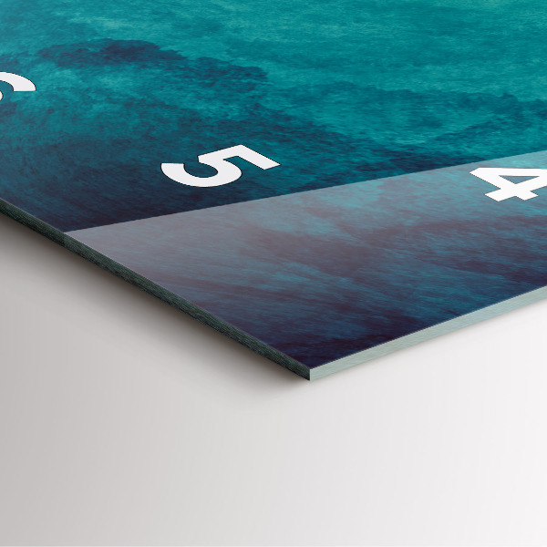 Reloj cuadrado Abstracción de profundidad