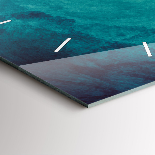 Reloj cuadrado Abstracción de profundidad