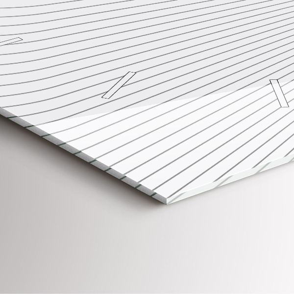 Reloj de pared cuadrado Líneas abstractas