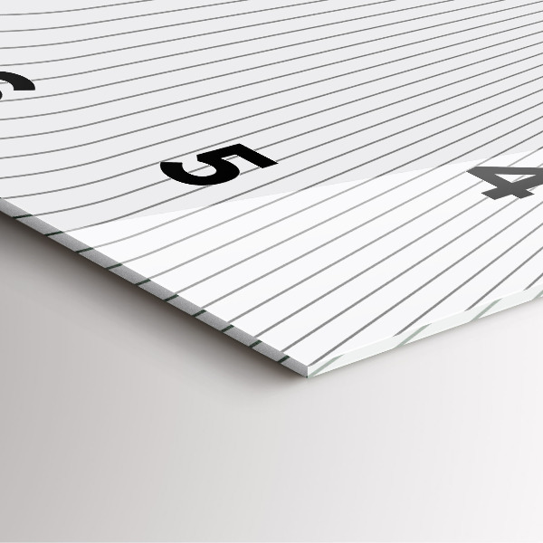 Reloj de pared cuadrado Líneas abstractas