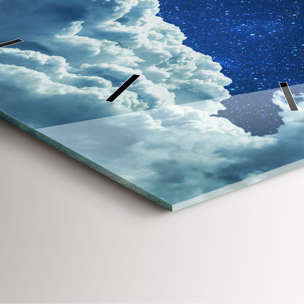 Reloj cuadrado Cielo nocturno