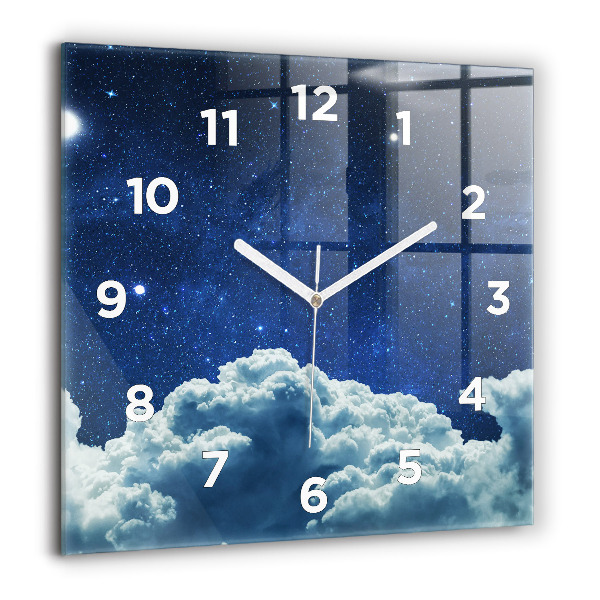 Reloj cuadrado Cielo nocturno