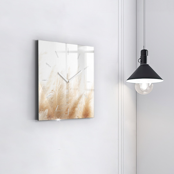 Reloj de pared cuadrado Grano abstracto