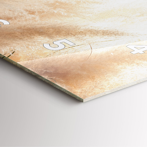 Reloj de pared cuadrado Grano abstracto